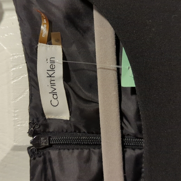 Basic lined black dress women's size 6. Calvin Klein - Picture 2 of 4